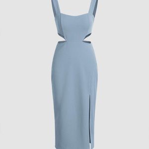 Cut out midi dress